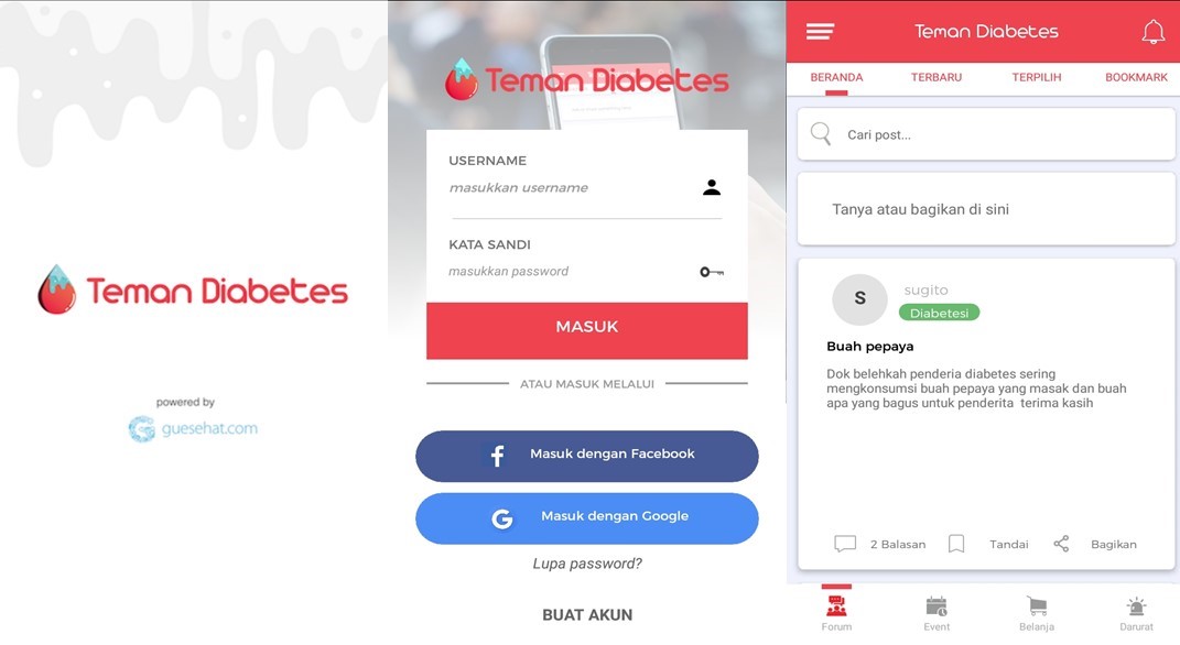Aplikasi Teman Diabetes, Panduan Diabetesi Hidup Sehat Aplikasi Teman Diabetes, Panduan Diabetesi Hidup Sehat